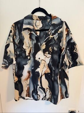 womens button up size XL